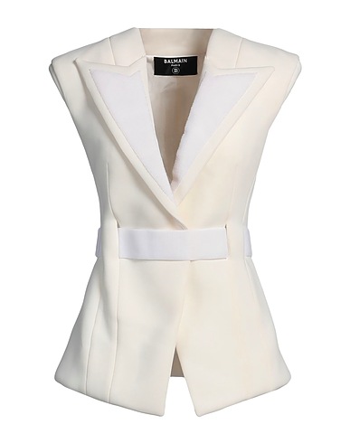 BALMAIN Blazer Ivory 94% Polyamide, 6% Elastane, Viscose