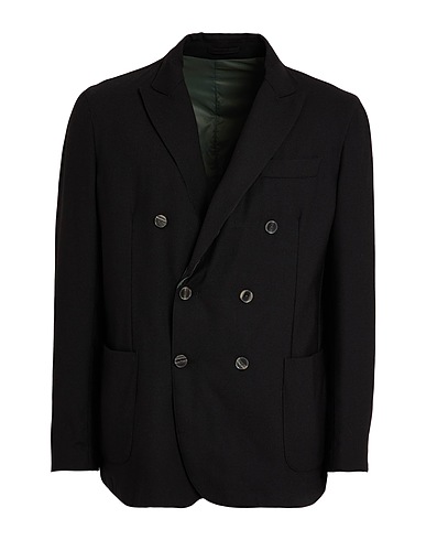 SANTANIELLO Blazers Schwarz 60% Wolle, 38% Polyester, 2% Elastan, Polyamid