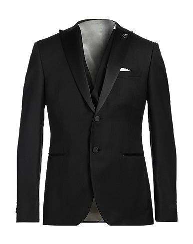 PAOLONI Blazer Black 100% Virgin Wool