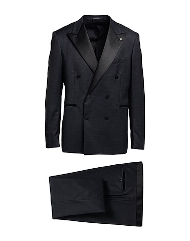 TAGLIATORE Suits Charcoal 77% Virgin Wool, 22% Polyester, 1% Elastane