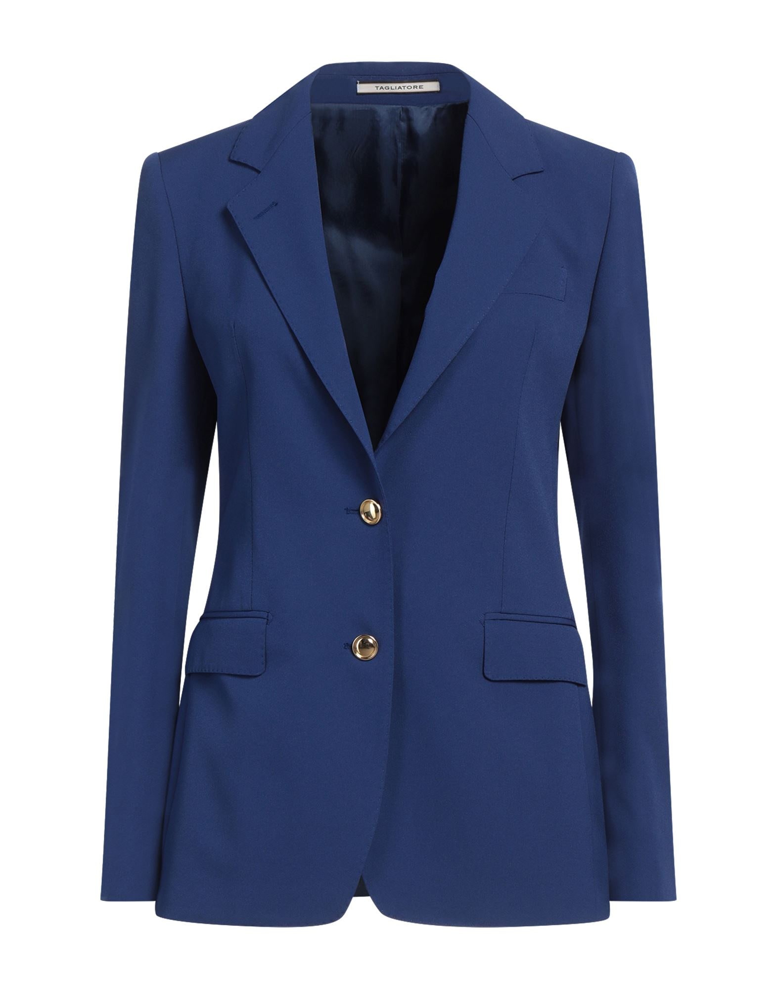 スーツ TAGLIATORE Women Suit Jackets JJASMINE10BI1305 Blue Tagliatore Double-breasted Long Blue Jacket | JJASMINE10BI1305