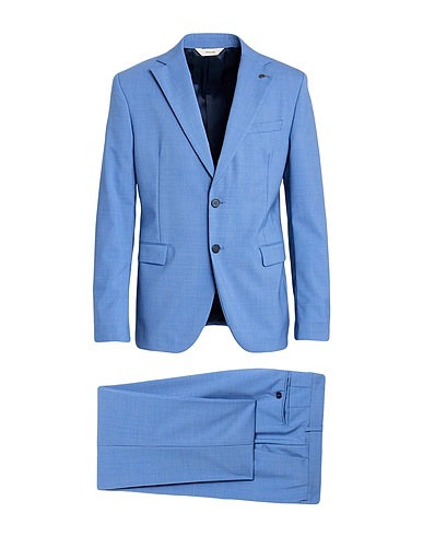 PAOLONI Suits Azure 98% Wool, 2% Elastane