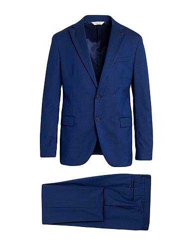 PAOLONI Abito Blu navy 98% Lana, 2% Elastan
