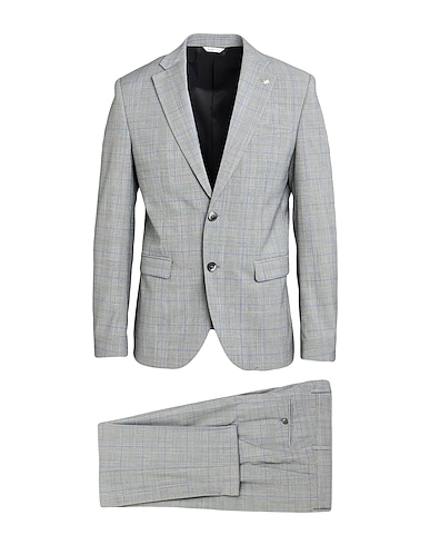 MANUEL RITZ Suits Lead 54% Polyester, 44% Wool, 2% Elastane