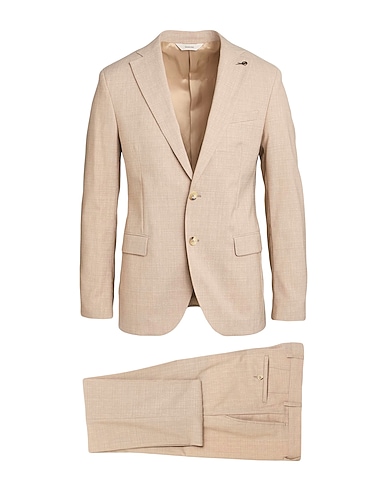 PAOLONI Costumes BEIGE 98% Laine vierge, 2% Élasthanne