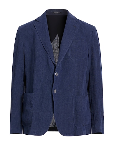 EMPORIO ARMANI Blazer Navy 100% Linen
