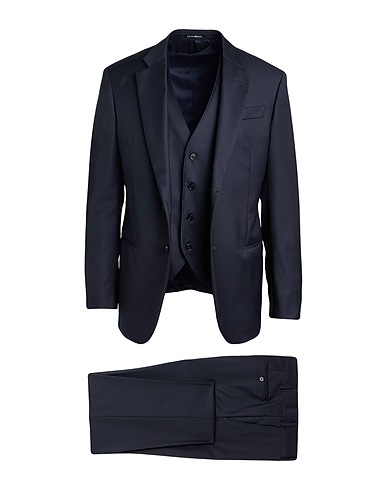 EMPORIO ARMANI Suits Navy 100% Virgin Wool