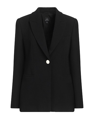 ARMANI EXCHANGE Blazer Black 63% Polyester, 33% Viscose, 4% Elastane