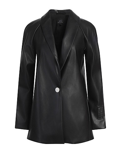 ARMANI EXCHANGE Jackett Schwarz 100% Polyester, Polyurethan