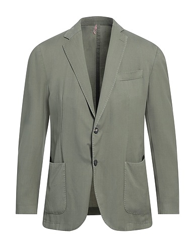 SANTANIELLO Blazer Military green 100% Wool