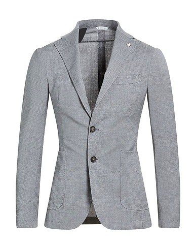 MANUEL RITZ Blazer GRIGIO 98% Wool, 2% Elastane