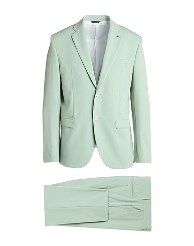 MANUEL RITZ Abito Verde chiaro 70% Poliestere, 24% Viscosa, 6% Elastan