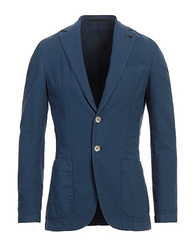 PAOLONI Σακάκι BLU NAVY 92% Βαμβάκι, 8% Βισκόζη