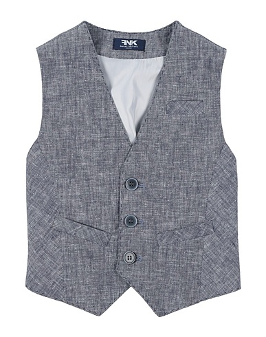 MANUELL & FRANK Suit vest 55% Linen, 45% Viscose