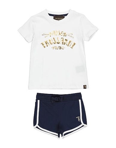 TRUSSARDI JUNIOR Kids’ co-ord White 100% Cotton