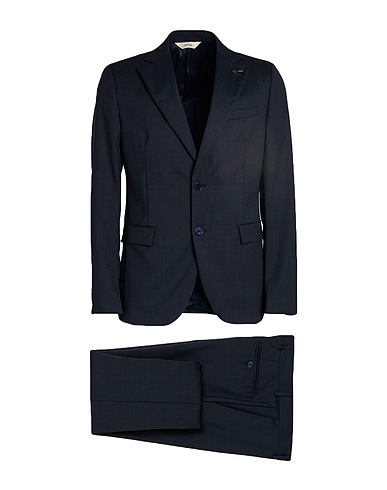 PAOLONI Abito Blu notte 98% Lana, 2% Elastan