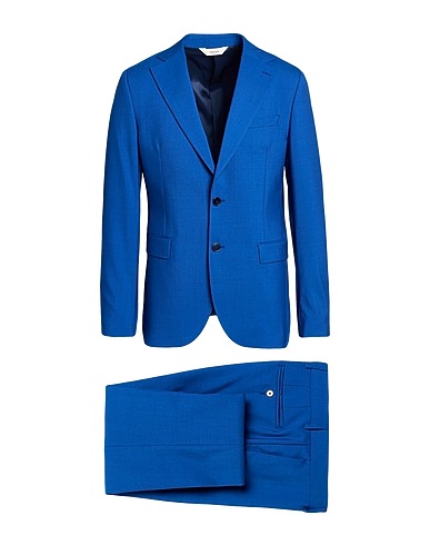 PAOLONI Suits Azure 98% Wool, 2% Elastane