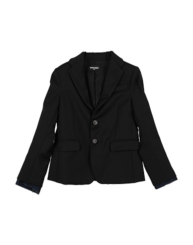 DSQUARED2 Blazer Black 98% Wool, 2% Elastane, Cotton, Polyester
