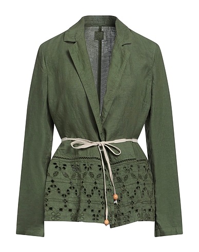 120% LINO Blazer Military green 100% Linen