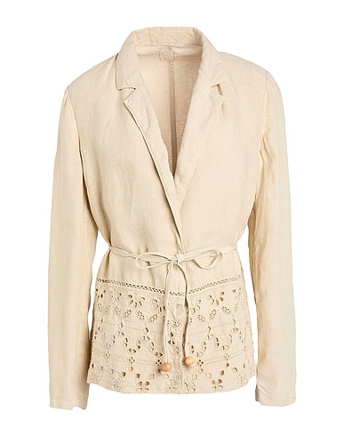 120% LINO Blazer Beige 100% Linen