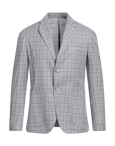 TAKESHY KUROSAWA Blazer Grey 62% Viscose, 30% Linen, 8% Cotton