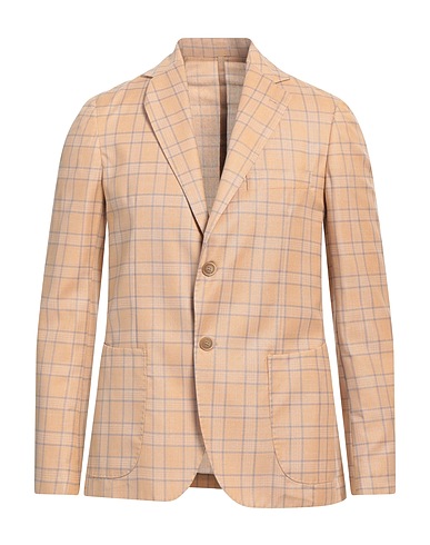 TAKESHY KUROSAWA Blazer Beige 62% Viscose, 30% Linen, 8% Cotton