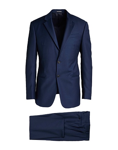 EMPORIO ARMANI Suits Midnight blue 100% Virgin Wool