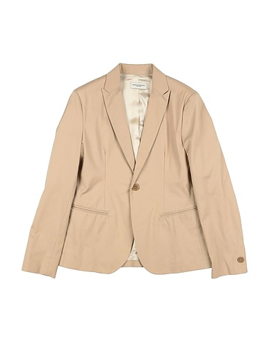 PAOLO PECORA Blazer Beige 54% Poliestere, 42% Cotone, 4% Elastan