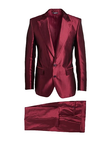 DOLCE&GABBANA Suits Brick red 100% Silk