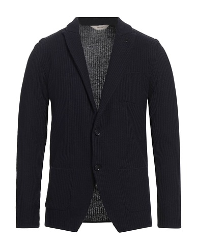 PAOLONI Blazer Midnight blue 50% Cotton, 50% Acrylic