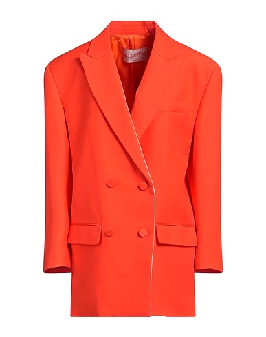 VALENTINO GARAVANI Blazer Orange 65% Virgin Wool, 35% Silk