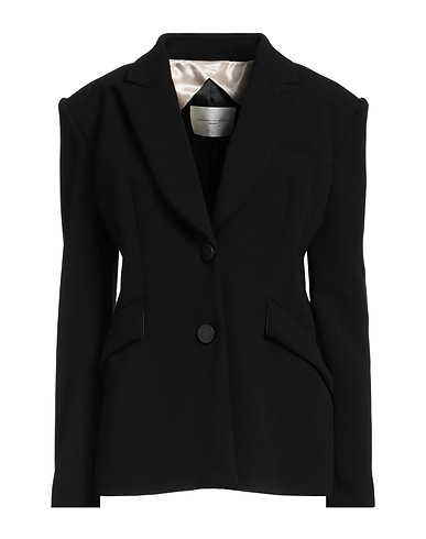 AQUILANO.RIMONDI Blazer Black 65% Polyester, 32% Viscose, 3% Elastane