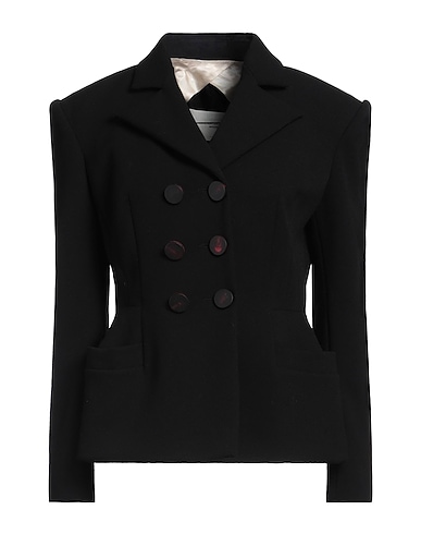 AQUILANO.RIMONDI Blazer Black 65% Polyester, 32% Viscose, 3% Elastane