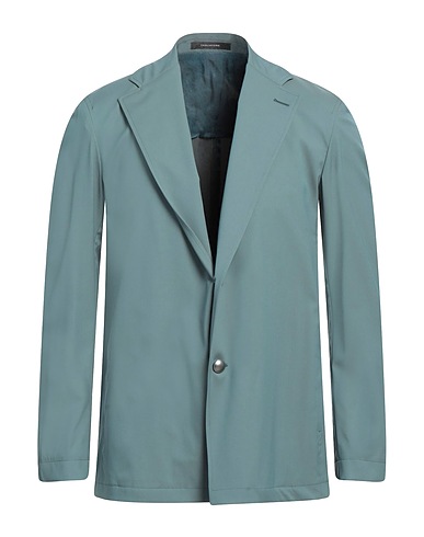 TAGLIATORE Blazer Sage green 65% Virgin Wool, 31% Polyamide, 4% Elastane