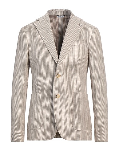 MANUEL RITZ Blazers Khaki 80% Baumwolle, 14% Viskose, 6% Polyester