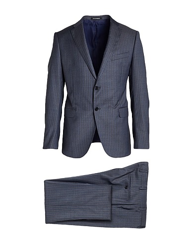 EMPORIO ARMANI Anzüge Taubenblau 100% Schurwolle