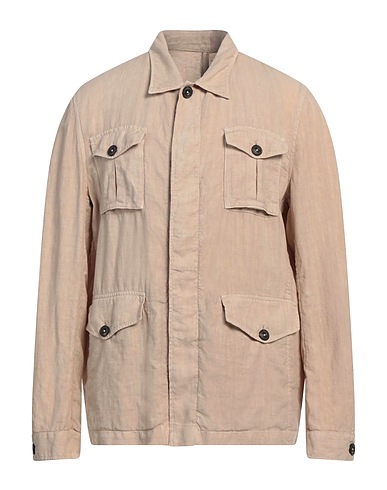 L.B.M. 1911 Linen shirt Sand 100% Linen