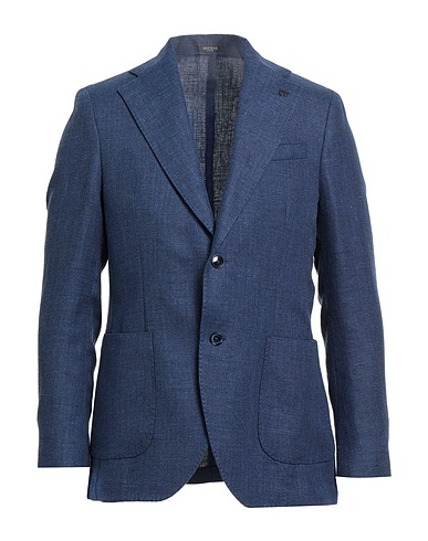 BRERAS Milano Blazer Blue 60% Linen, 40% Wool
