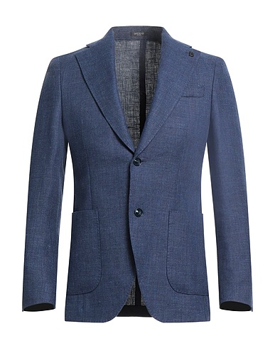 BRERAS Milano Blazer Blu navy 60% Lino, 40% Lana