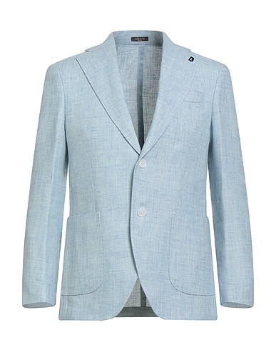 BRERAS Milano Blazer Light blue 60% Linen, 40% Wool