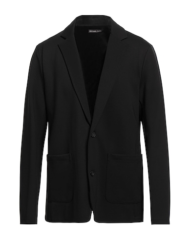 MICHAEL KORS MENS Blazer Black 61% Viscose, 28% Nylon, 7% Wool, 4% Elastane