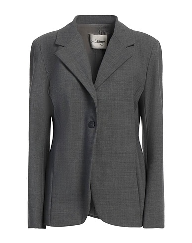 OTTOD'AME Blazer Grey 53% Polyester, 43% Virgin Wool, 4% Elastane