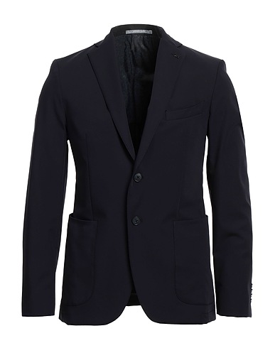 MICHAEL KORS MENS Blazer Midnight blue 83% Nylon, 17% Elastane