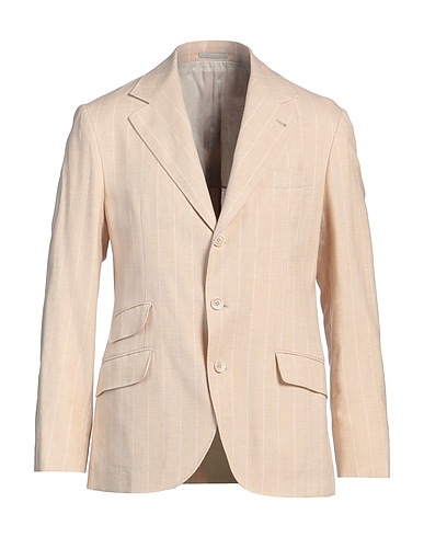 BRUNELLO CUCINELLI Blazer Sand 60% Linen, 40% Wool