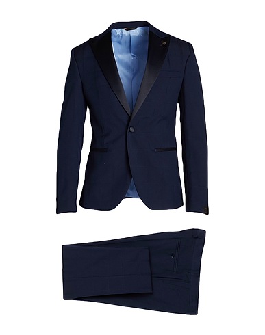 MANUEL RITZ Abito Blu navy 81% Poliestere, 17% Viscosa, 2% Elastan