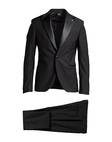 MANUEL RITZ Suits Black 78% Polyester, 20% Viscose, 2% Elastane