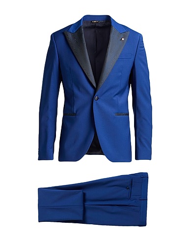 MANUEL RITZ Anzüge Blau 54% Polyester, 44% Wolle, 2% Elastan
