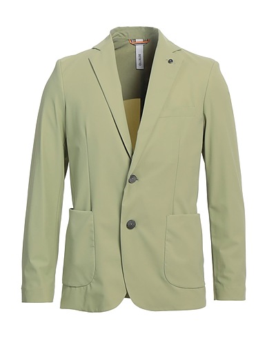 DISTRETTO 12 Blazer Sage green 71% Polyamide, 29% Elastane
