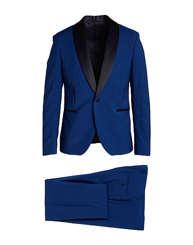 MANUEL RITZ Suits Blue 54% Polyester, 44% Wool, 2% Elastane