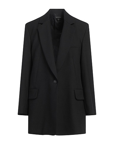 RAG & BONE Blazer Black 67% Viscose, 31% Polyester, 2% Elastane